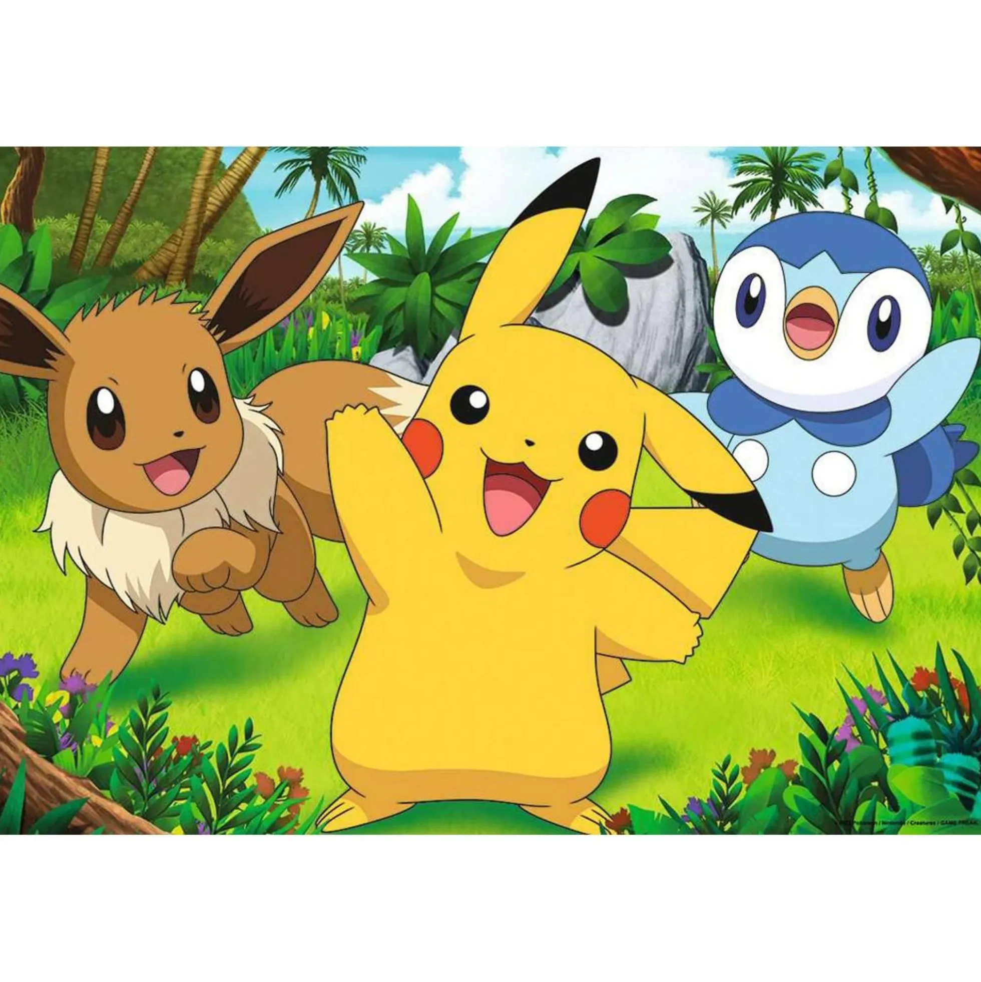 Puslespil med Pokémon - 2x24 brikker