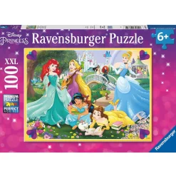 Puslespil med prinsesser - 100 brikker