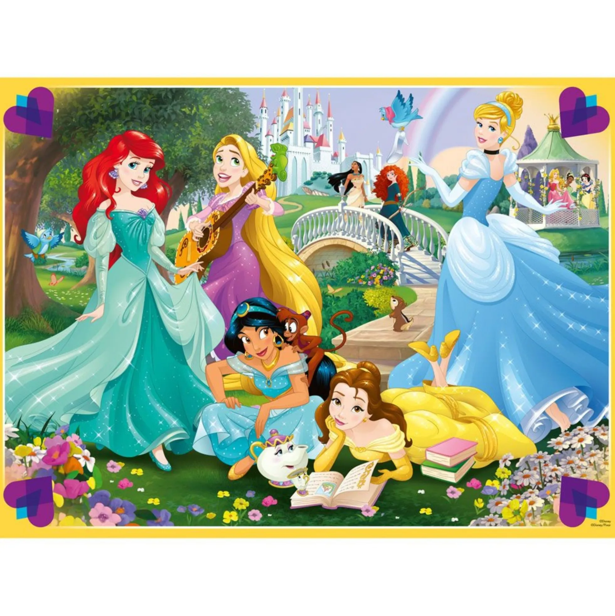Puslespil med prinsesser - 100 brikker