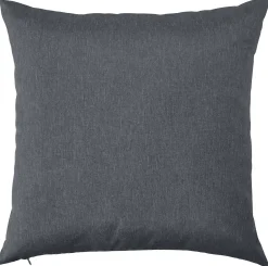 Pyntepude til udendørs brug - 45x45 cm - Antracit grå pude til havemøbler - UV-beskyttet udendørs pude - Nordstrand Home sofapude