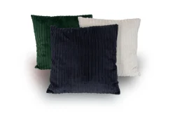 Pyntepude - 45x45 cm - Hvid - Sofapude med fløjls look - Borg living