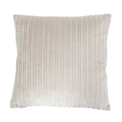Pyntepude - 45x45 cm - Hvid - Sofapude med fløjls look - Borg living