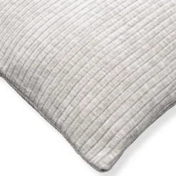 Pyntepude 45x45 cm - Lysegrå sofapude med fløjls look - Blød pude til sofaen - Borg Living