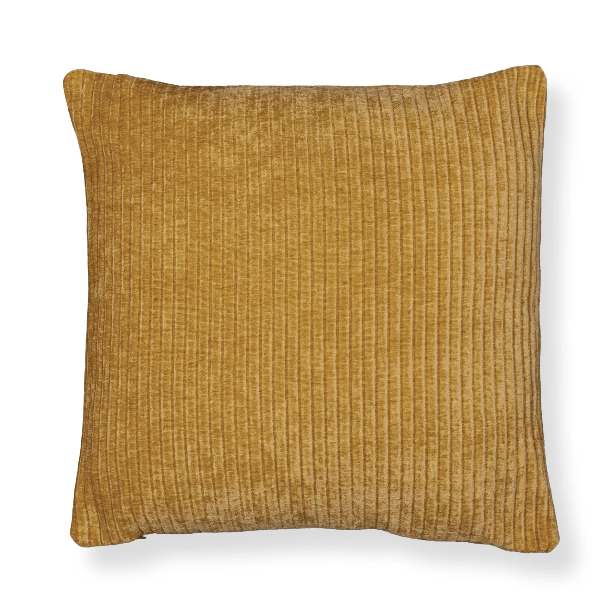 Pyntepude 45x45 cm - Orange sofapude med fløjls look - Blød pude til sofaen - Borg Living