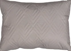 Pyntepude - 45x60 cm - 2 sidet - Sandfarvet og hvid - Sofapude