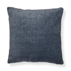 Pyntepude 45x45 cm - Støvet blå sofapude med fløjls look - Blød pude til sofaen - Borg Living