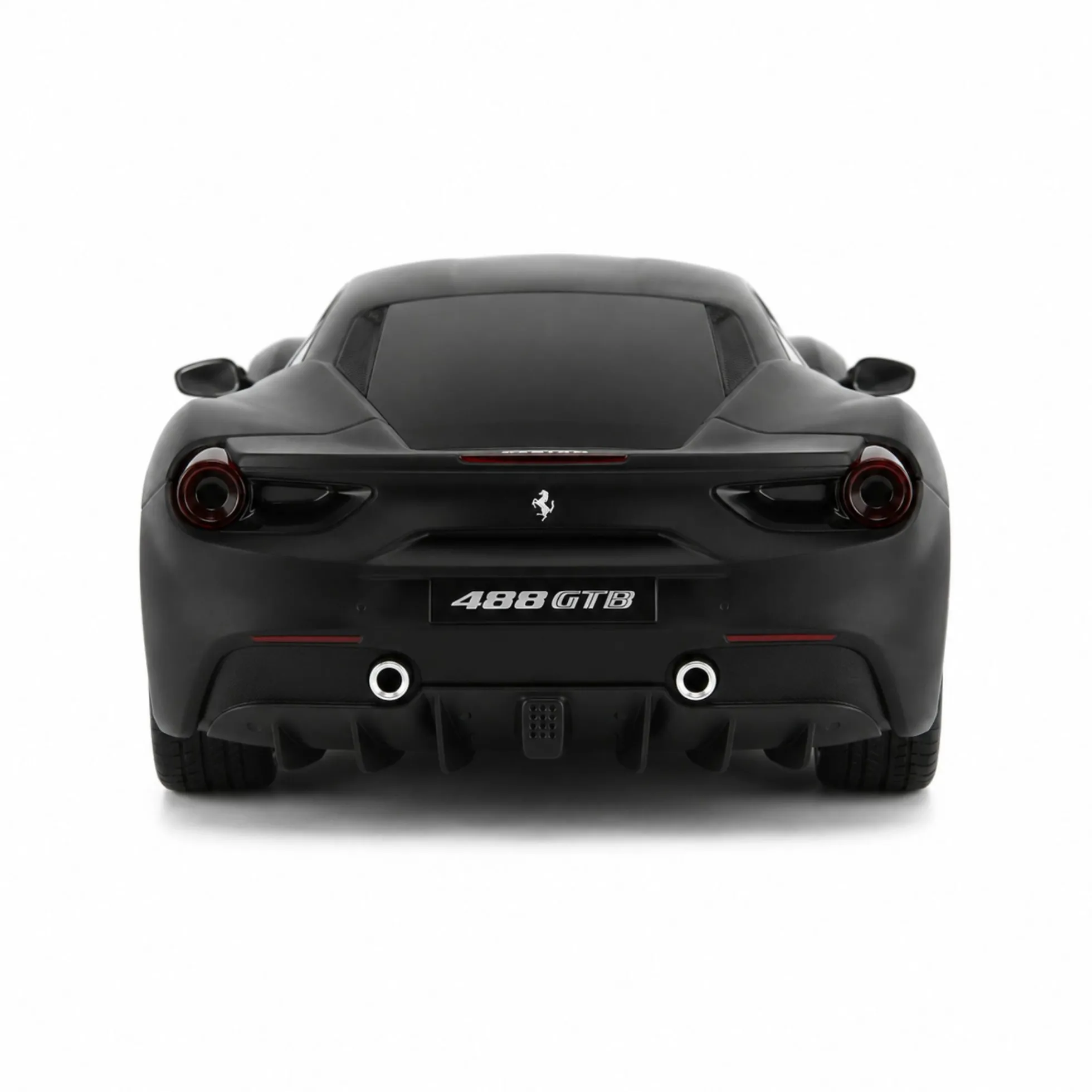 Rastar fjernstyret Ferrari 488 GTB 27 MHz - Mat sort - 19 cm