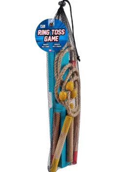 Ringspil i træ - Med 5 rebringe