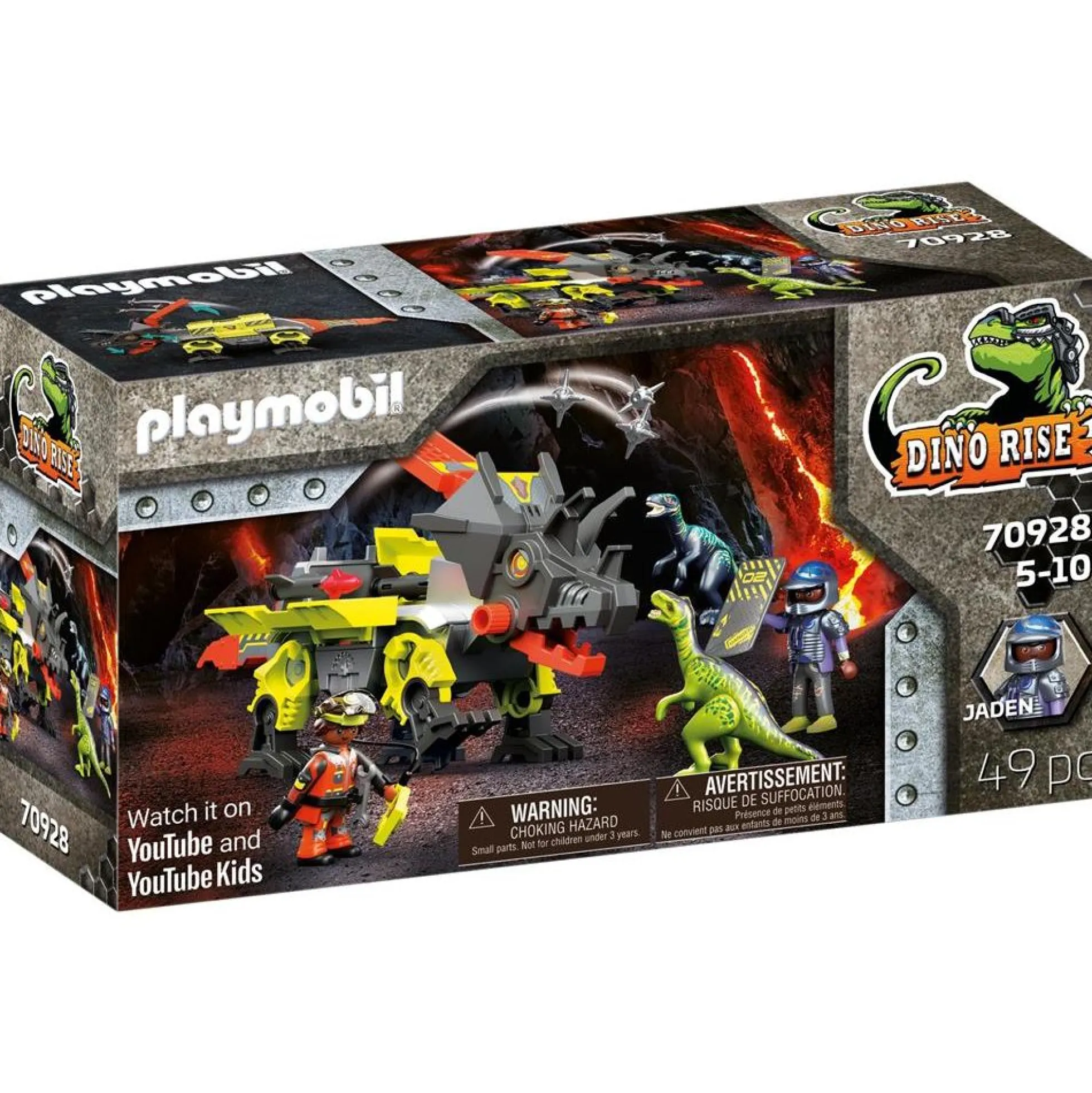 Robo-Dino kampmaskine - PL70928 - PLAYMOBIL Dinos
