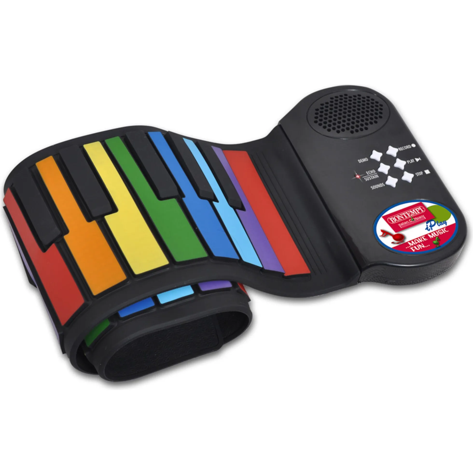 Rullekeyboard med optage funktion og lyd - 37 tangenter - Bontempi musiklegetøj