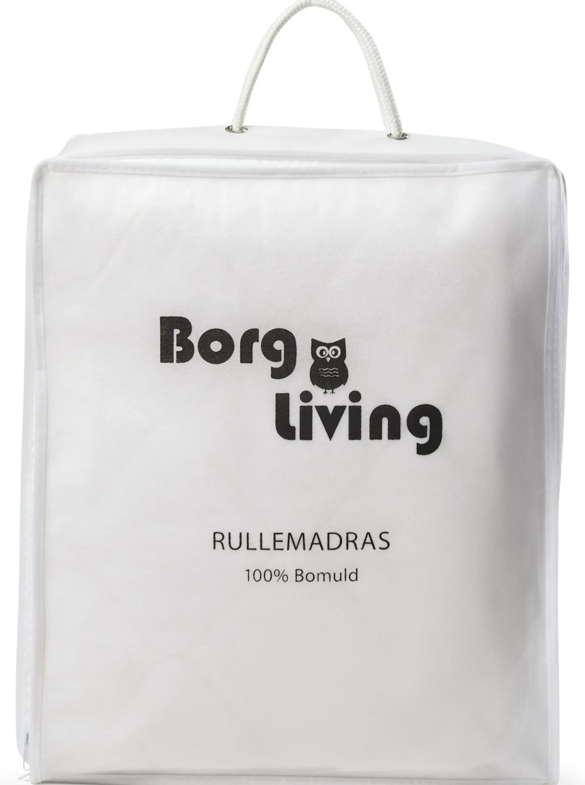 Rullemadras H-Split - 180x210 cm - Kogeægte - Borg Living fyldig madrasbeskytter i 100% Oeko-tex bomuld