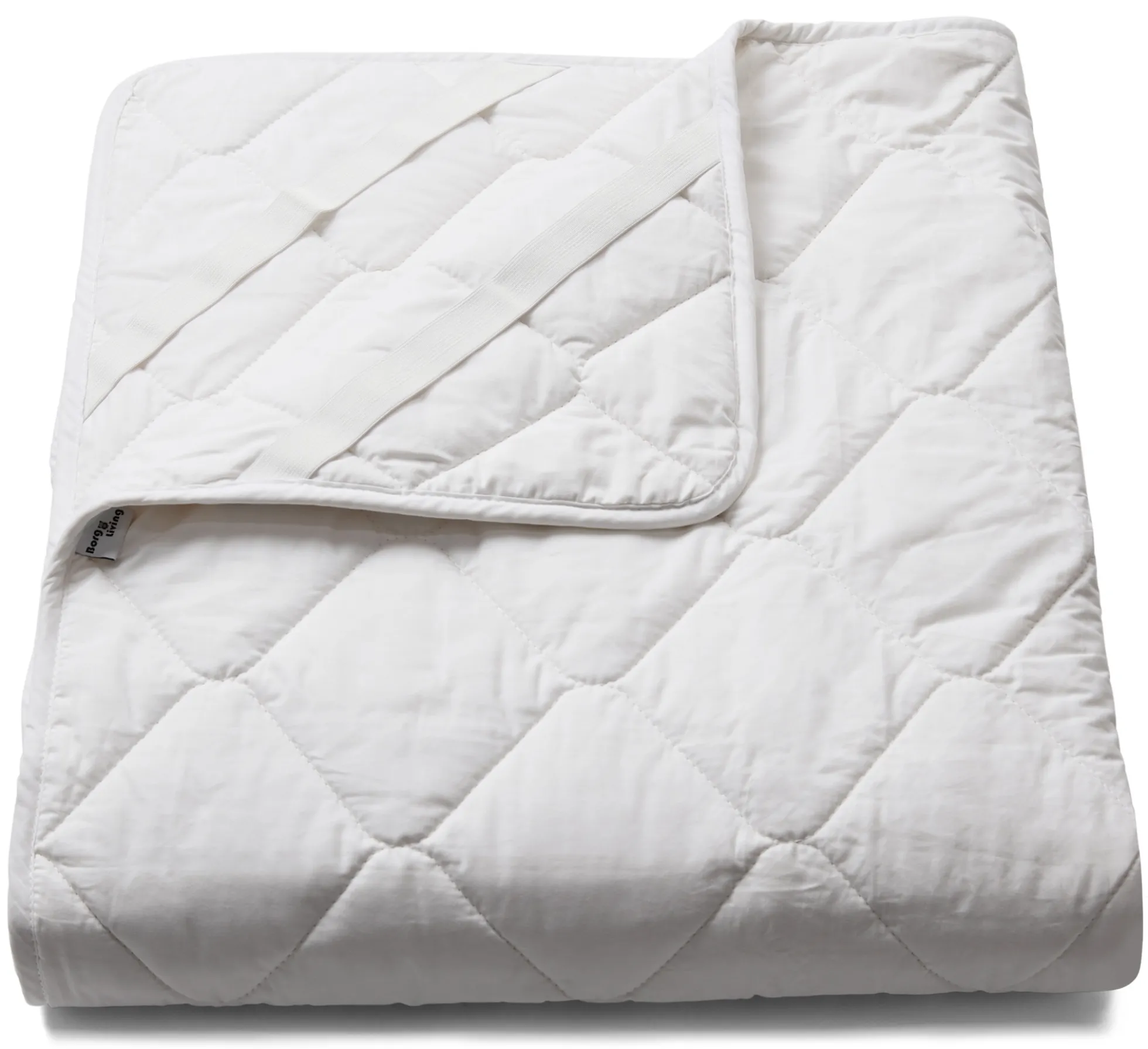 Rullemadras U-Split - 180x210 cm - Kogeægte - Borg Living fyldig madrasbeskytter i 100% Oeko-tex bomuld
