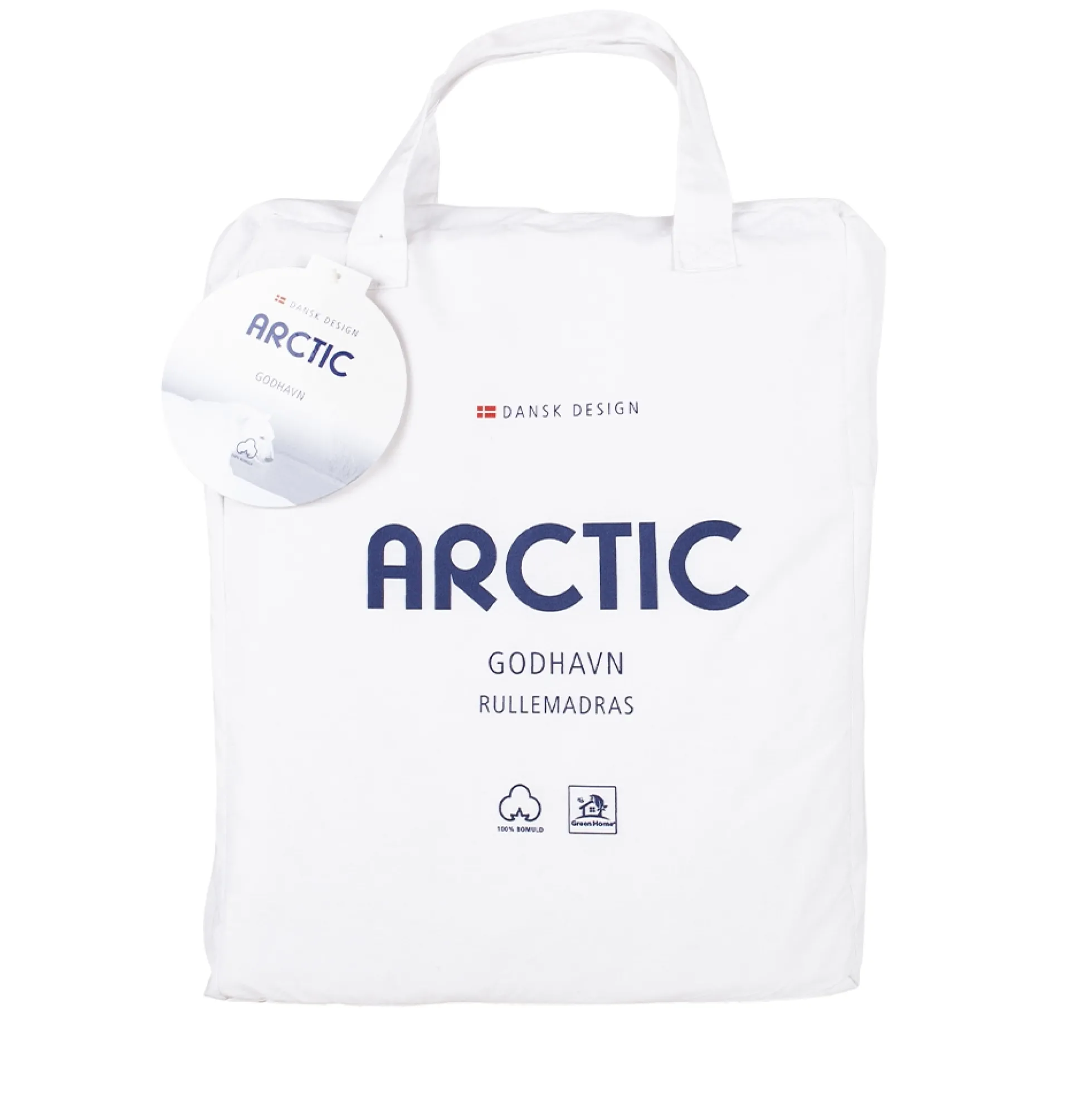 Rullemadras - 180x200 cm - H-Split - 100% Bomuld - Allergivenlig - Godhavn fra Arctic