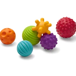 Sansebolde til baby - Ø6,5 cm - 6 stk