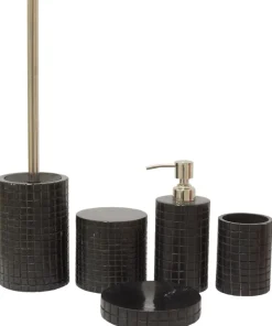 Sæbedispenser - Sort sten - Turiform - 18 cm