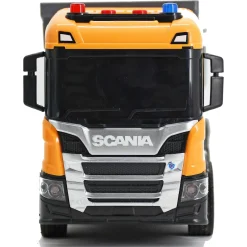 Scania lastbil med åbent lad, lys og lyd - 41x9,5x11,5 cm