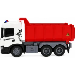 Scania lastbil med tiplad, lys og lyd - 26x10x13,3 cm