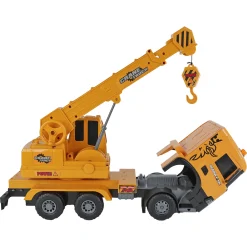 Scania legetøjskranbil med bevægelig kran og førerhus - 56 cm