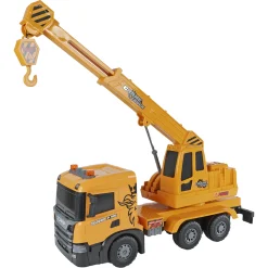 Scania legetøjskranbil med bevægelig kran og førerhus - 56 cm