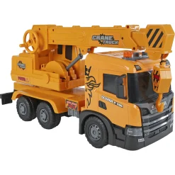 Scania legetøjskranbil med bevægelig kran og førerhus - 56 cm