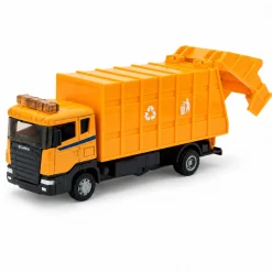 Scania legetøjsskraldebil - Gul - 17 cm