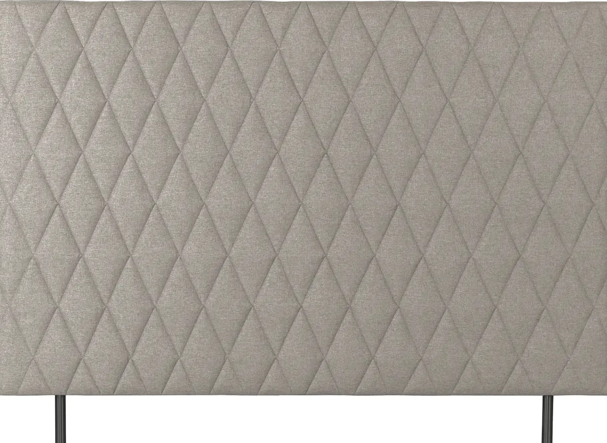 Sengegavl 180x135 cm - Sandfarvet hovedgærde med harlequin tern - Nordstrand Home