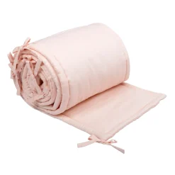 Sengerand - Blød sengerand 360x30 cm - Peony lyserød - Sengerand til tremmeseng - Müsli By Green Cotton
