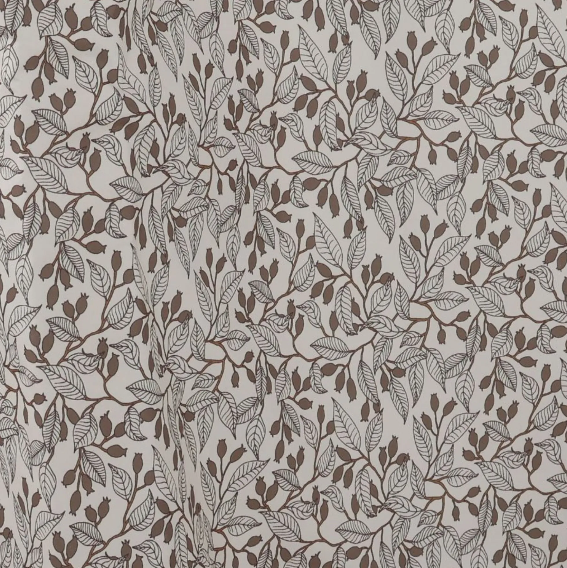 Sengerand - Passer til babyseng 120x60 cm - Beige med blade