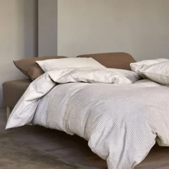 Sengetøj 140x200 cm - Bæk og bølge - Høie Of Scandinavia - Slumre Karamelbrun