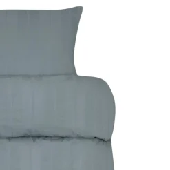 Sengetøj 140x220 cm - 100% bomuld - Høie of Scandinavia - Midnatt Dus Blå