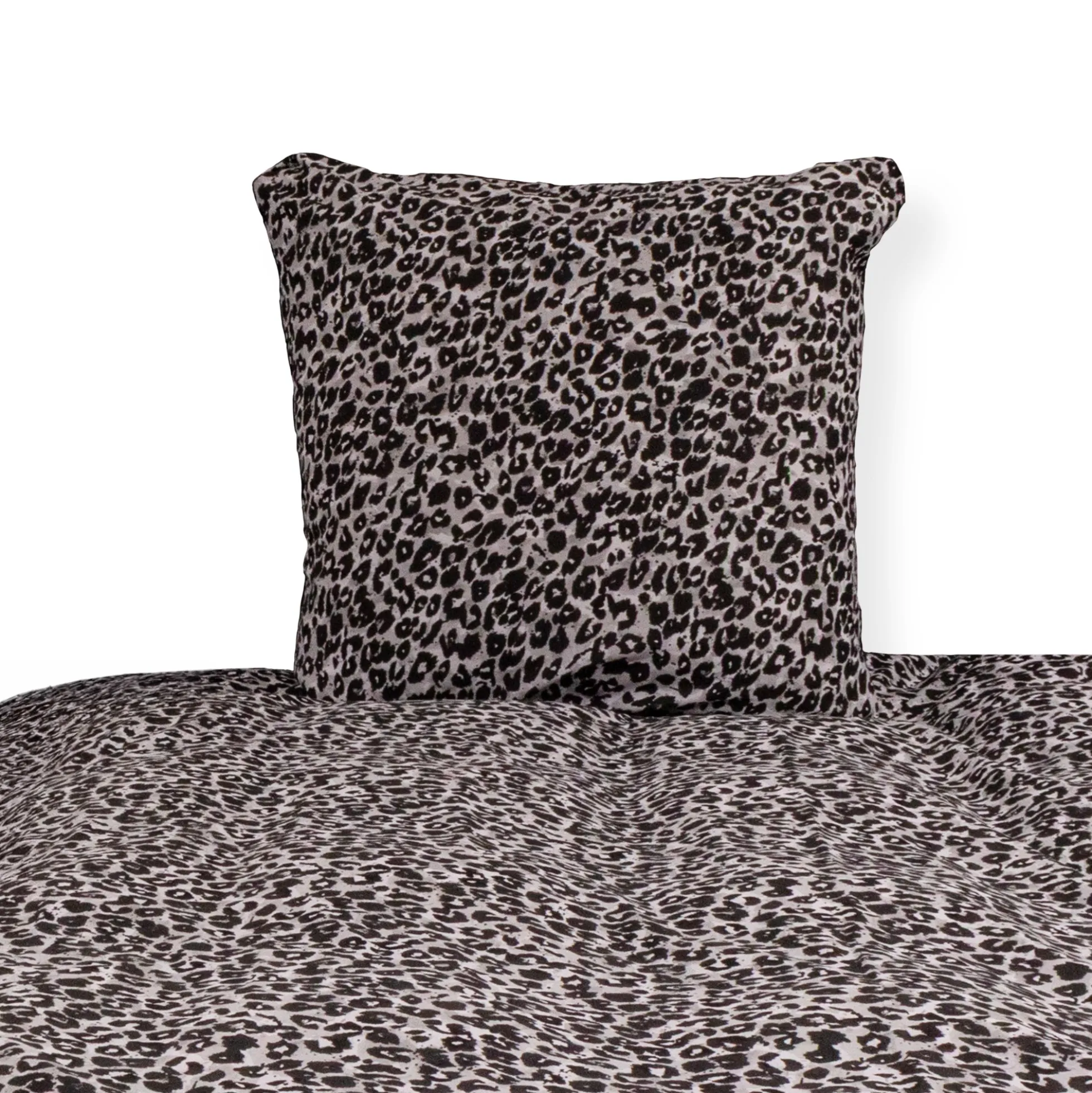 Sengetøj 140x200 cm - 100% bomuld - Leopard print