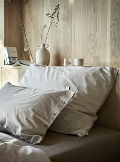 Sengetøj 140x200 cm - 100% bomuldsflonel - Høie of Scandinavia - Balder Brun