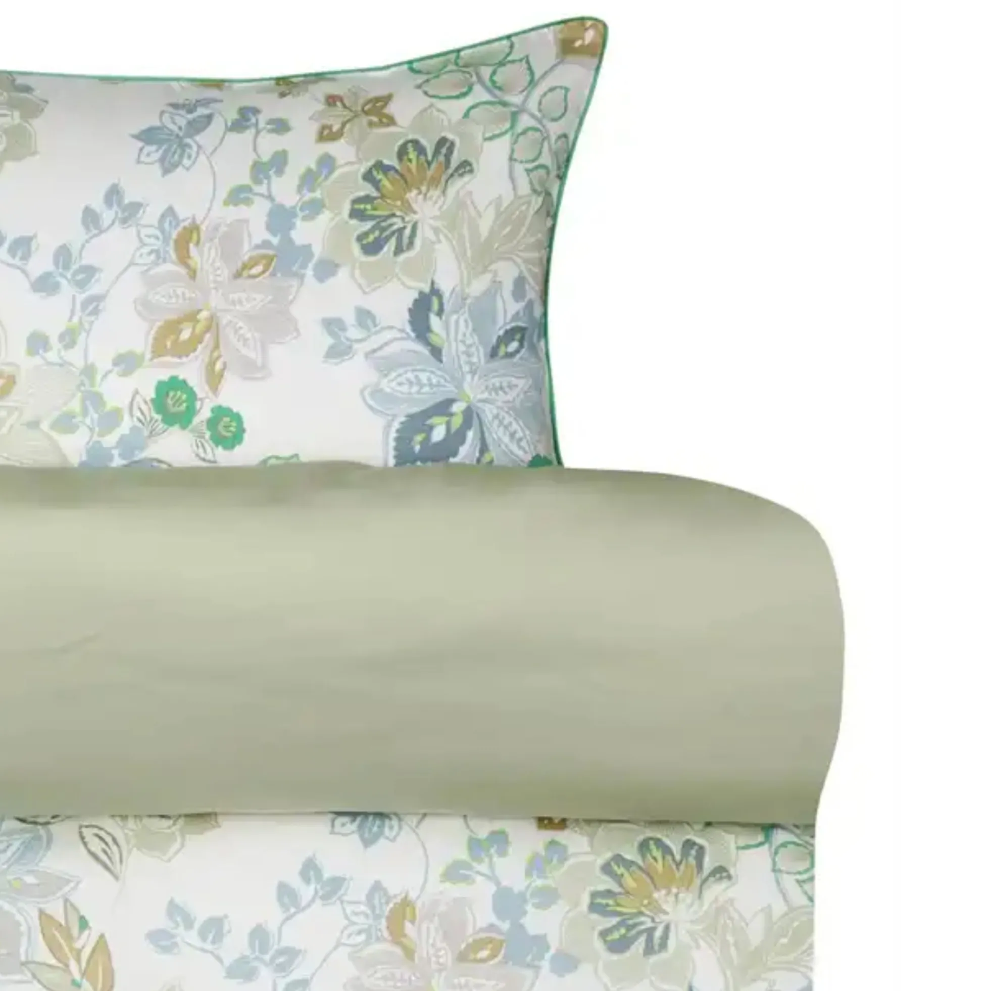 Sengetøj 140x220 cm - 100% bomuldssatin - Høie Of Scandinavia - Cassandra Light Green