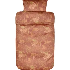 Sengetøj 140x220 cm - 100% bomuldssatin - Høie Of Scandinavia - Margrethe Terracotta