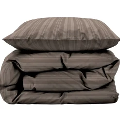 Sengetøj 140x220 cm - 100% Damaskvævet bomuldssatin - Södahl Noble - Brun