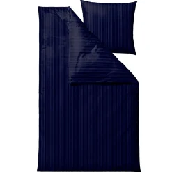 Sengetøj 140x220 cm - 100% Damaskvævet bomuldssatin - Södahl Noble - Blåt