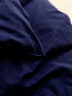 Sengetøj 140x220 cm - 100% Damaskvævet bomuldssatin - Södahl Noble - Blåt