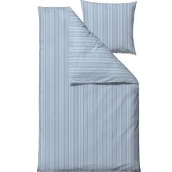 Sengetøj 140x220 cm - 100% Damaskvævet bomuldssatin - Södahl Noble - Blå