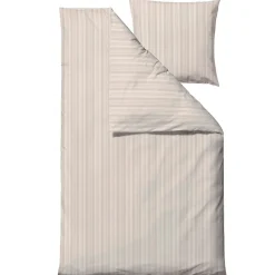 Sengetøj 140x220 cm - 100% Damaskvævet bomuldssatin - Södahl Noble - Beige