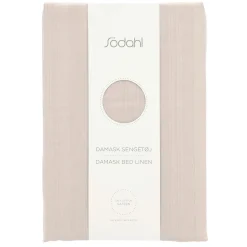Sengetøj 140x200 cm - 100% Damaskvævet bomuldssatin - Södahl Noble - Beige