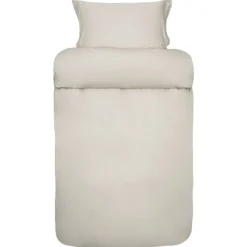 Sengetøj 140x220 cm - 100% egyptisk bomuldssatin - Høie Of Scandinavia - Elegance Beige