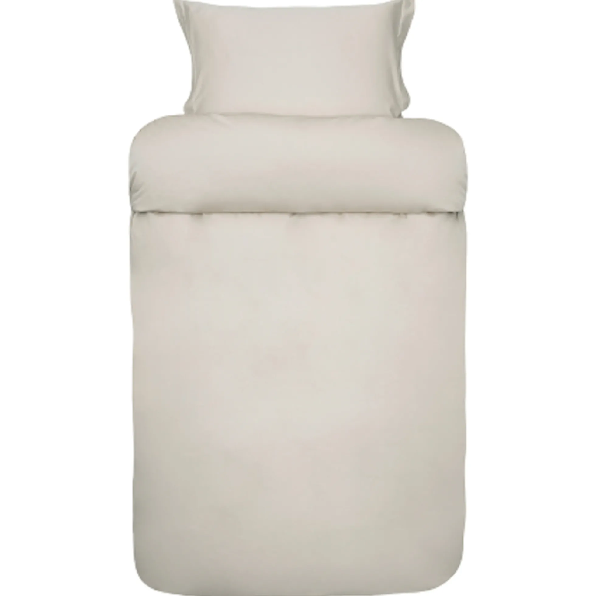 Sengetøj 140x220 cm - 100% egyptisk bomuldssatin - Høie Of Scandinavia - Elegance Beige