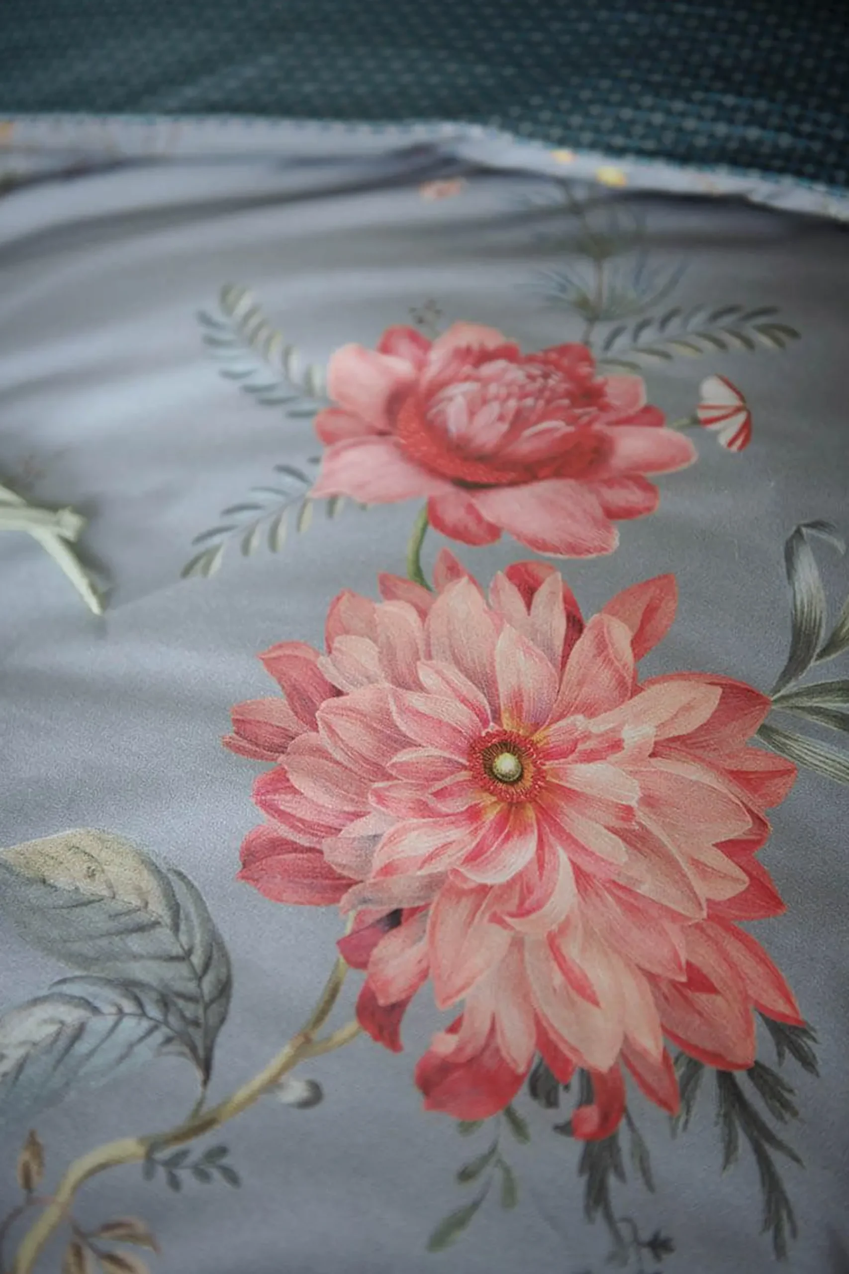 Sengetøj 200x220 cm - Fleur Grandeur Blue - Vendbar sengesæt i 100% bomuld - Pip Studio sengetøj