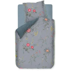 Sengetøj 200x220 cm - Fleur Grandeur Blue - Vendbar sengesæt i 100% bomuld - Pip Studio sengetøj
