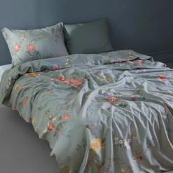 Sengetøj 200x220 cm - Fleur Grandeur Blue - Vendbar sengesæt i 100% bomuld - Pip Studio sengetøj