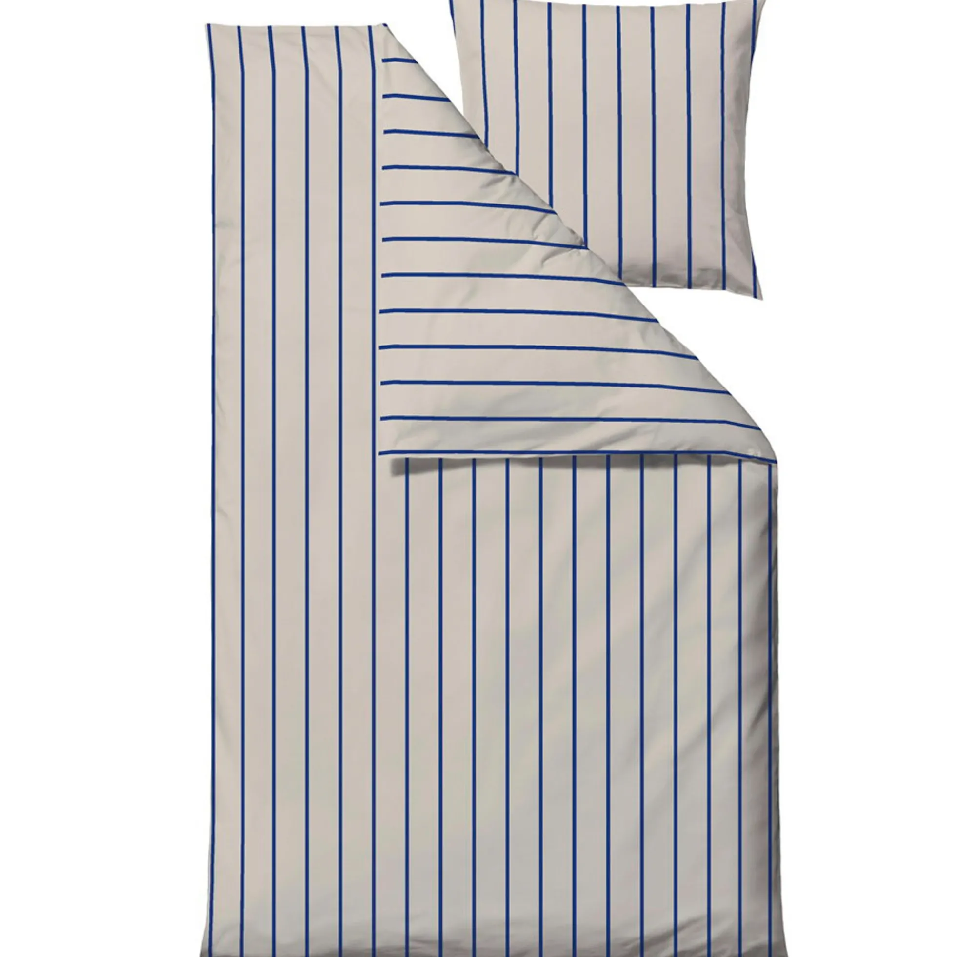 Sengetøj 140x220 cm - 100% økologisk bomuld - Södahl Echo - Beige