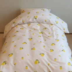 Sengetøj 140x200 cm - Microfiber - Citron print