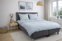 Sengetøj 140x220 cm - Microfiber - Ensfarvet pastel grøn