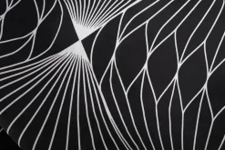 Sengetøj 140x220 cm - Microfiber - Sort diamant print