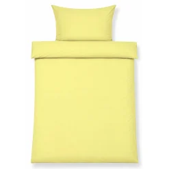 Sengetøj 150x210 cm - Stonewashed - Firm yellow